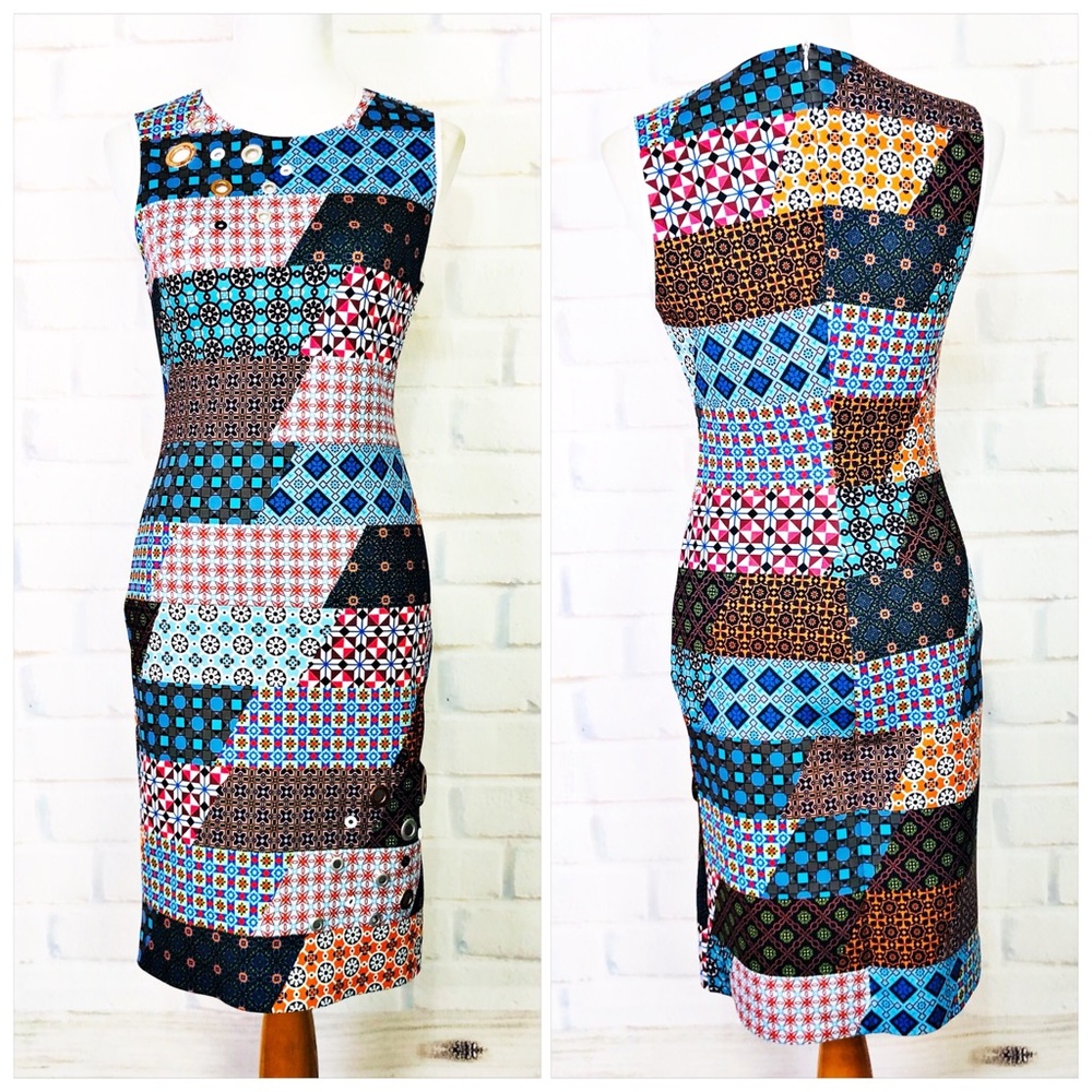 Clover Canyon Patchwork Sheath Dress